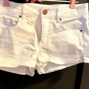 O’Neill white denim shorts